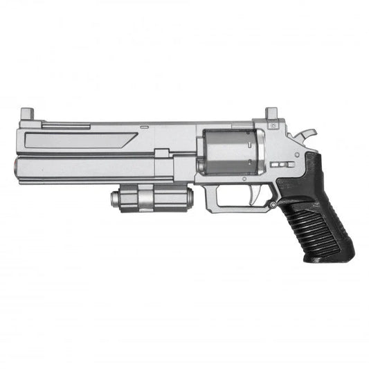 13.75-Inch P-4 Senator Foam Revolver Prop – Silver & Black