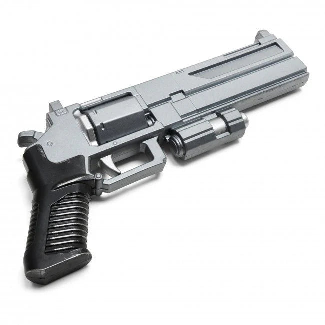 13.75-Inch P-4 Senator Foam Revolver Prop – Silver & Black