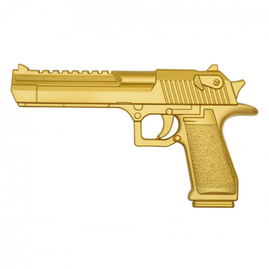 Gold Foam Desert Eagle–Style Prop Replica – 12.75 Inch