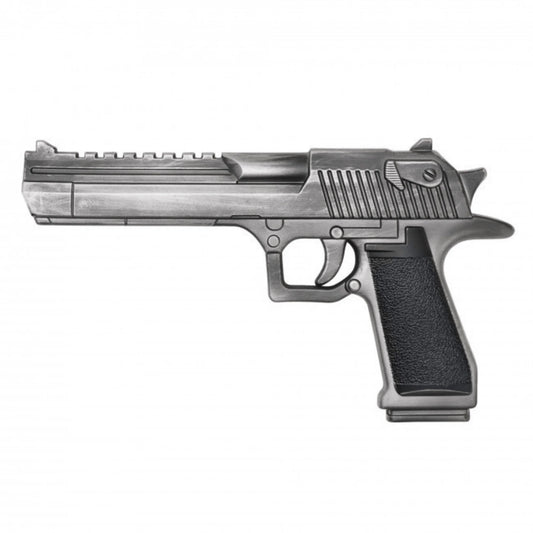 12.75" Silver Foam Action Prop with Desert Eagle–Inspired Styling | Film & Cosplay Prop
