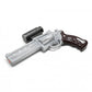 13-Inch Scoped Foam Revolver Prop – Silver & Brown