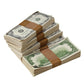 1980s Style Aged $100 Full Print Prop Money Stack Set – $50,000