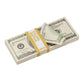 2000s Series $100 Full Print Prop Money Stack (100 Bills)