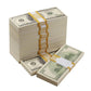 2000 Series $100 Full Print Prop Money Stack Set – $100,000 (10 Stacks)