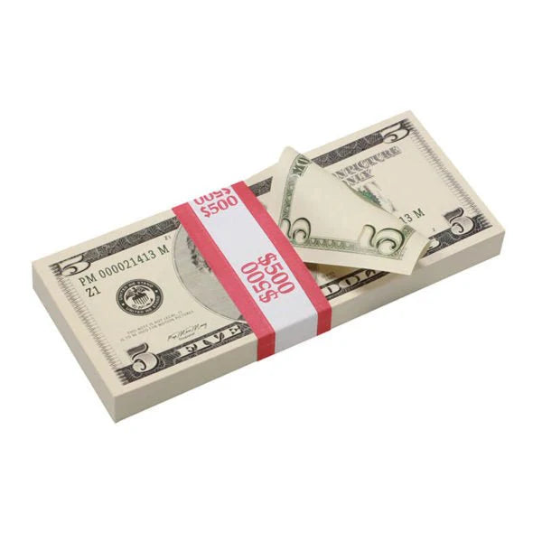 2000s Series Full Print Prop Money Bundle – 5 Stacks (18,500 Bills)