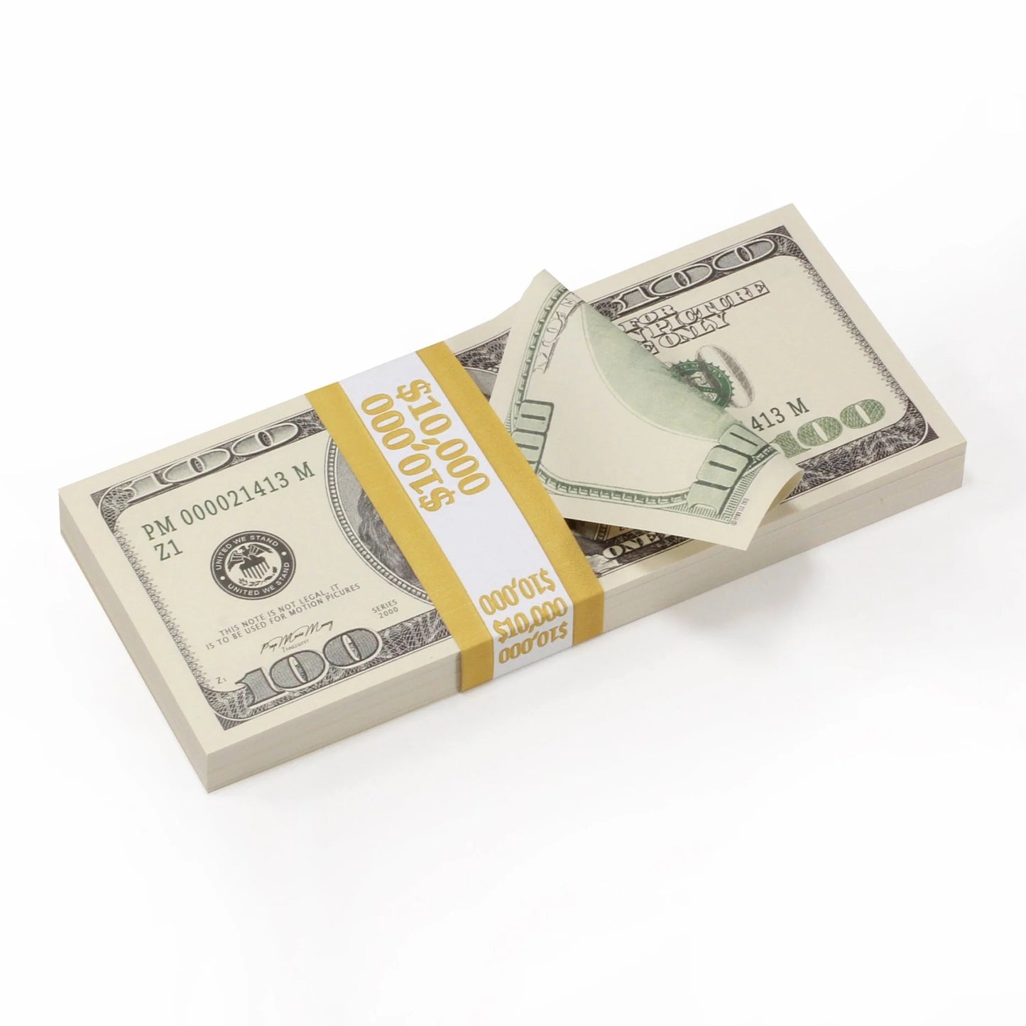 2000s Series Full Print Prop Money Bundle – 5 Stacks (18,500 Bills)