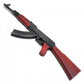 39.5-Inch Foam AK-Style Rifle Prop – Wood & Metal Finish