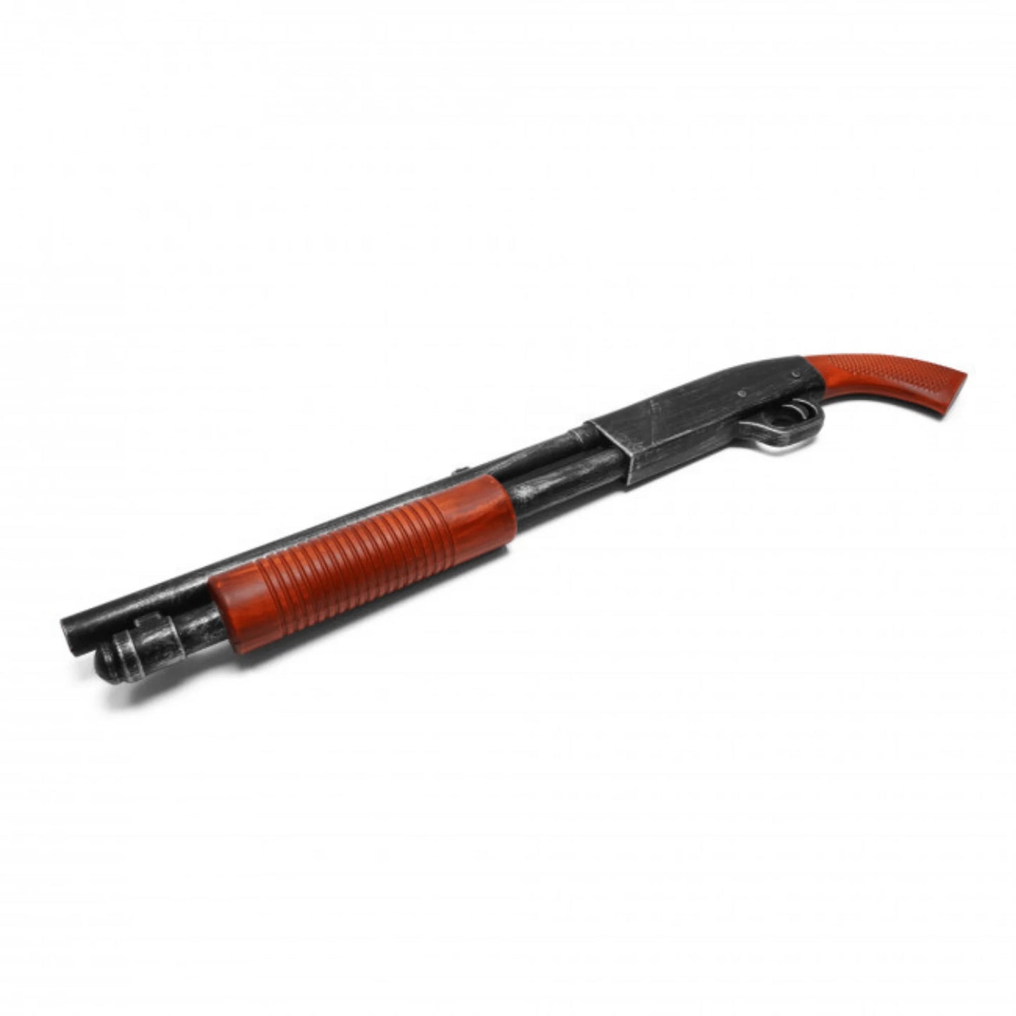 30" Black Foam Pump Shotgun Prop with Brown Grip