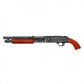 30" Black Foam Pump Shotgun Prop with Brown Grip