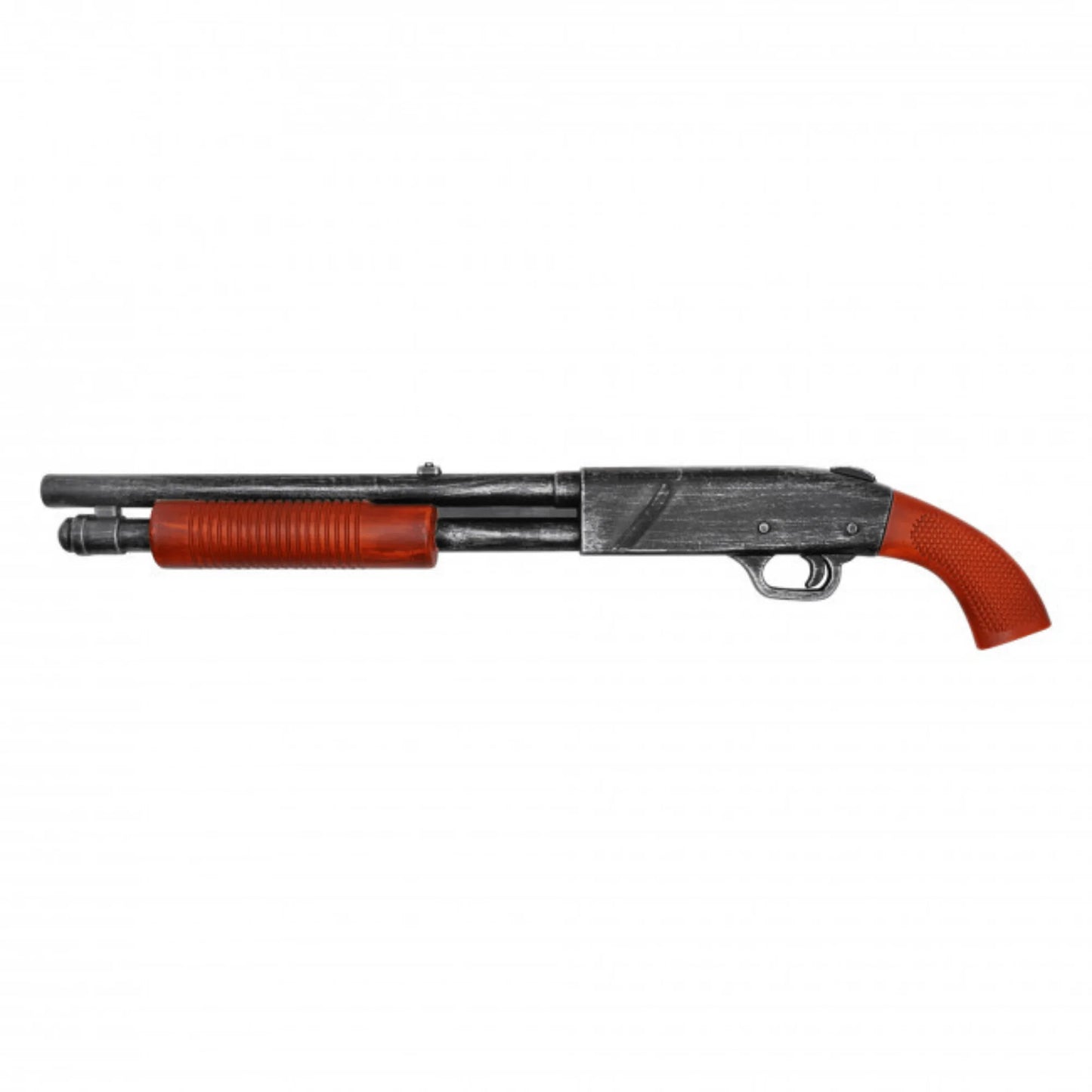 30" Black Foam Pump Shotgun Prop with Brown Grip