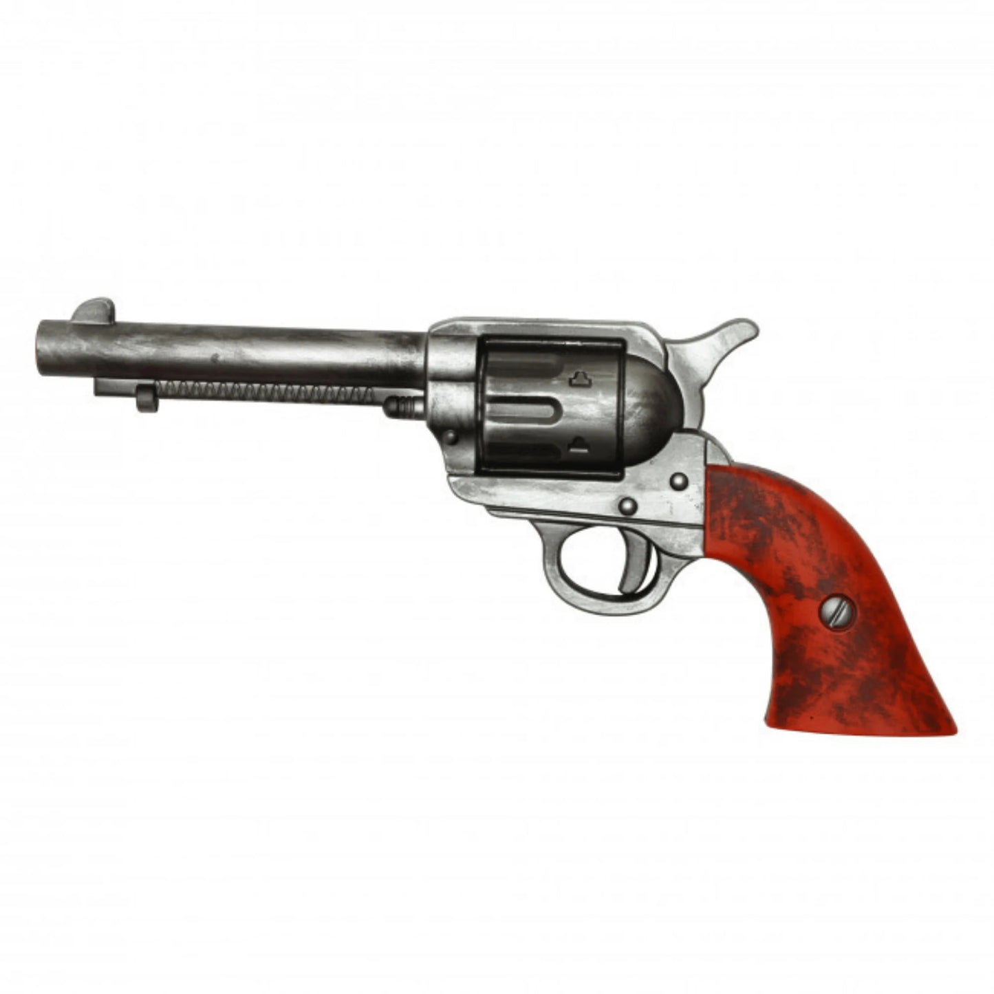 12" Western-Style Foam Revolver Prop with Wood-Style Grip
