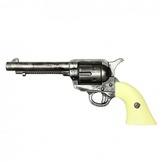 12" White Foam Revolver Prop for Productions & Cosplay