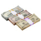 Aged Full Print Prop Money Stack Set – $17,000 Production Prop