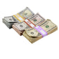 Aged Full Print Prop Money Stack Set – $17,000 Production Prop