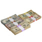 Aged Full Print Prop Money Stack Set – $18,500 Production Prop