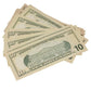 New Style $10 Full Print Prop Money Stack (100 Bills)