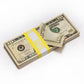 New Style Full Print Prop Money Bundle – 5 Stacks (18,500)