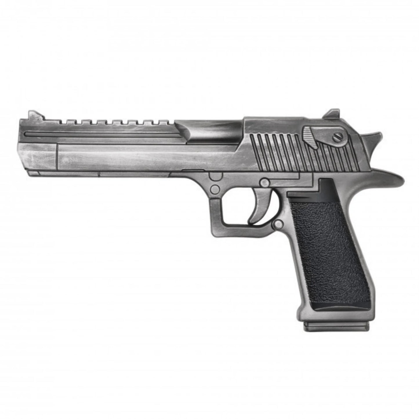 12.75" Silver Foam Action Prop with Desert Eagle–Inspired Styling | Film & Cosplay Prop