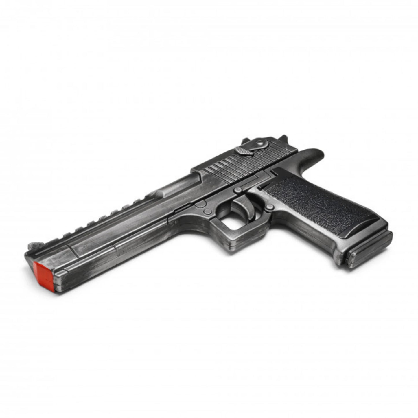 12.75" Silver Foam Action Prop with Desert Eagle–Inspired Styling | Film & Cosplay Prop
