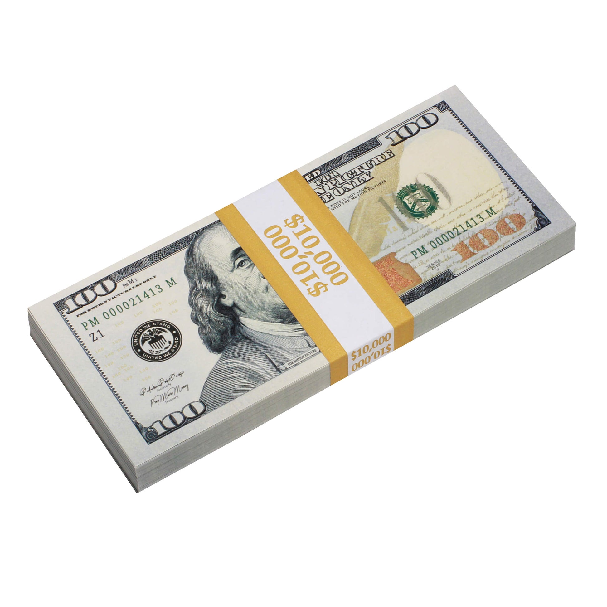 New Series $17,000 Full Print Prop Money Stack Bundle – PropMovieFX