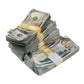 New Series $50,000 Aged Blank Filler Stack Prop Money Bundle