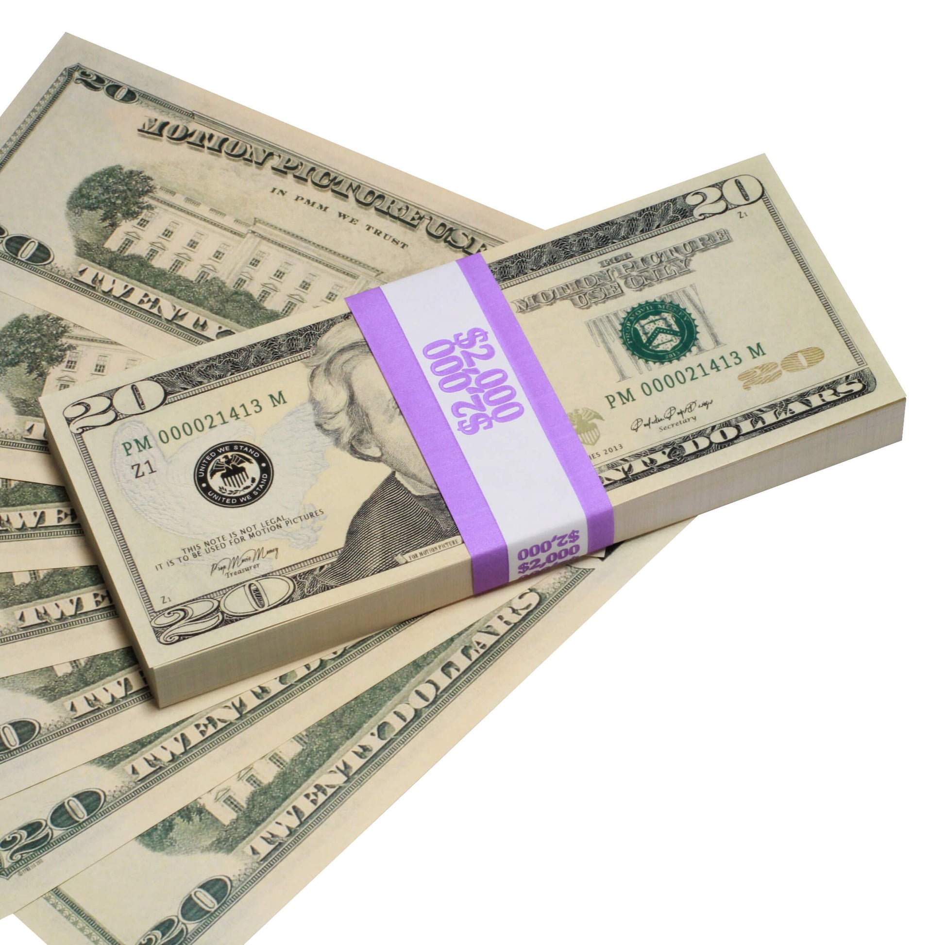Pink Money Stack  New Series 100 Dollar Novelty Money – PropMovieFX