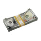 New Series $10,000 Aged Blank Filler Prop Money Stack