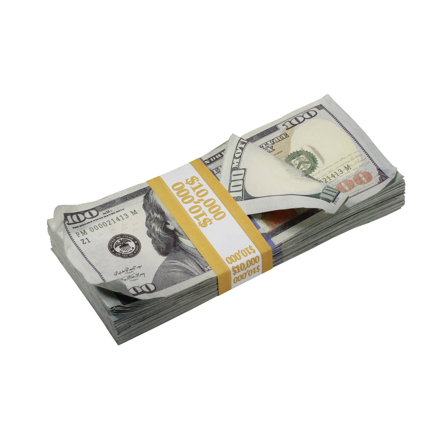New Series $500,000 Aged Full Print Stack Prop Money Bundle