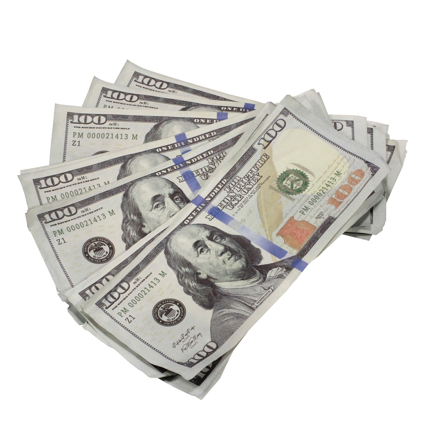 New Series $500,000 Aged Full Print Stack Prop Money Bundle